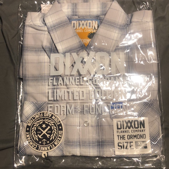 DIXxon JP cycles Ormond flannel BNIB - Picture 6 of 7